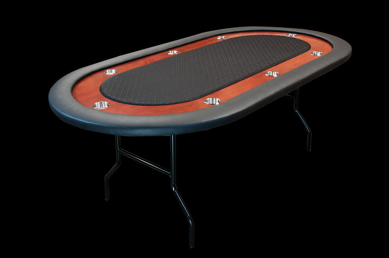 BBO The Ultimate Poker Table Jr With Mahogany Racetrack