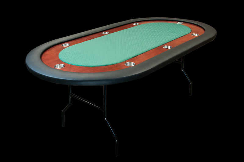 BBO The Ultimate Poker Table Jr With Mahogany Racetrack