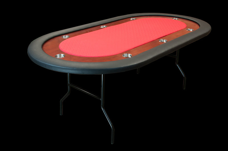 BBO The Ultimate Poker Table Jr With Mahogany Racetrack