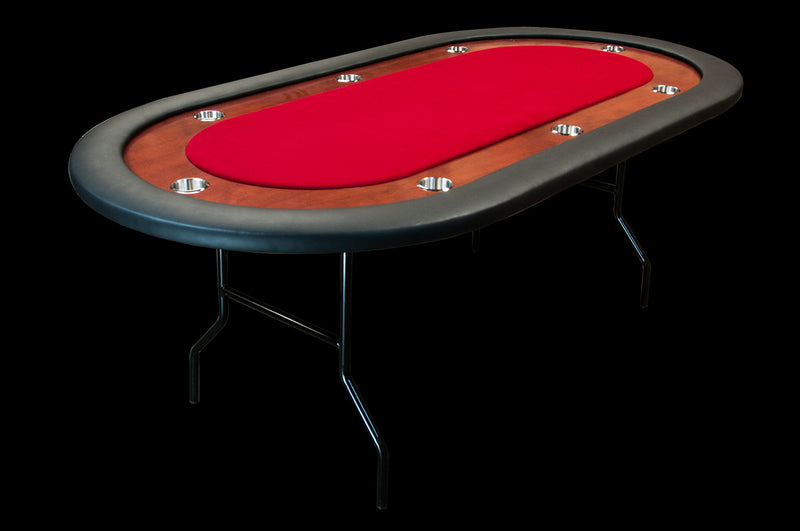 BBO The Ultimate Poker Table Jr With Mahogany Racetrack