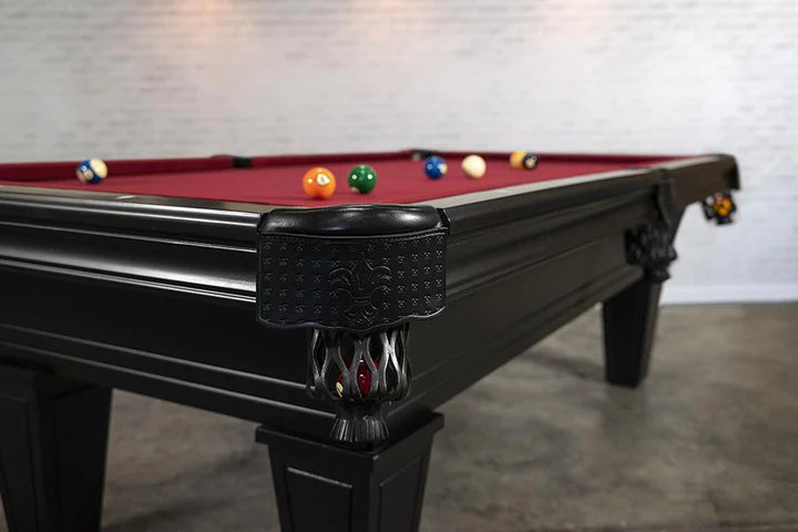 Iron Smyth The Hunchback 8' Slate Pool Table in Black