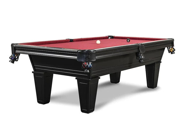 Iron Smyth The Hunchback 8' Slate Pool Table in Black